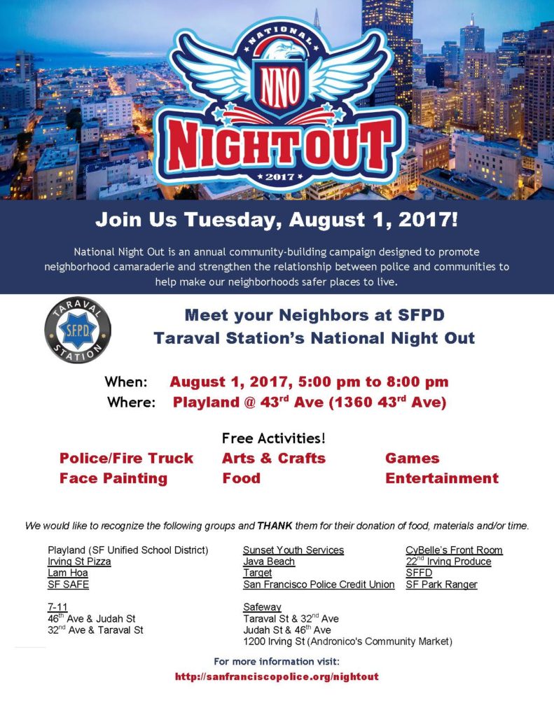 National Night out flyer